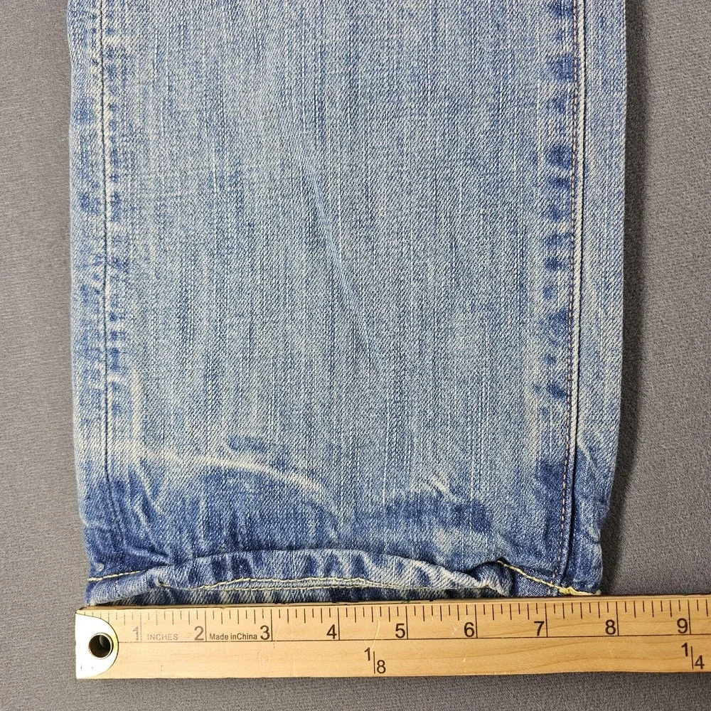 Abercrombie & Fitch Remsen Jeans Mens 32x32 Low Rise Slim Straight Button Fly